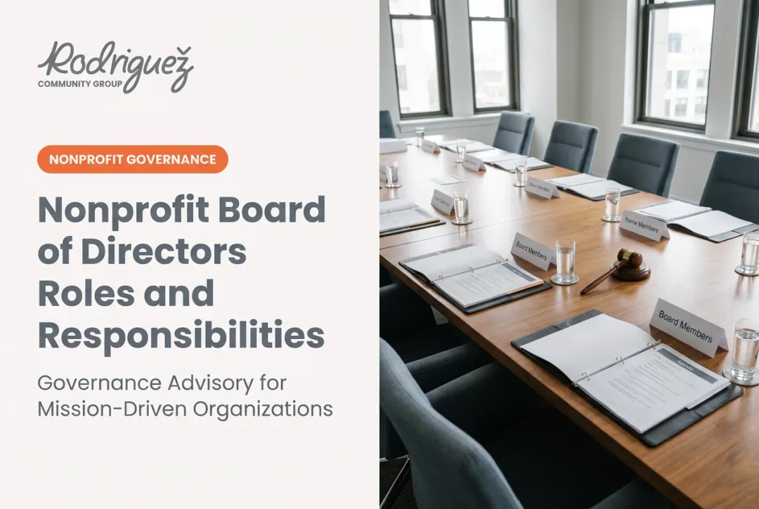Nonprofit Board of Directors Roles and Responsibilities