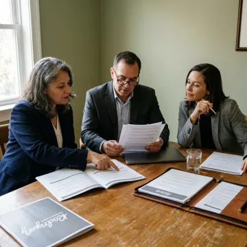 Nonprofit leaders reviewing compensation strategy