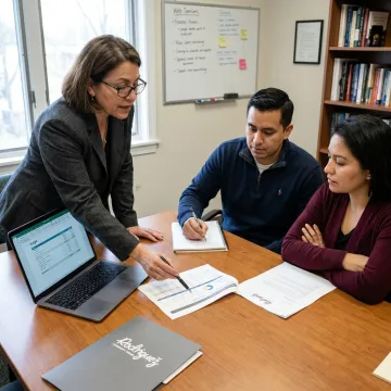 Virtual CFO meeting with nonprofit leaders