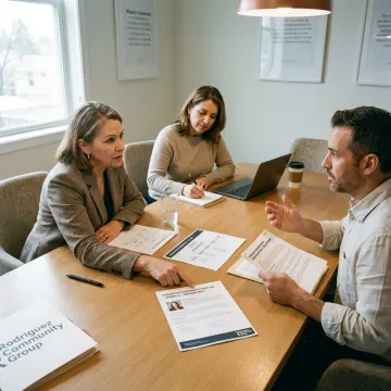 Executive search planning session