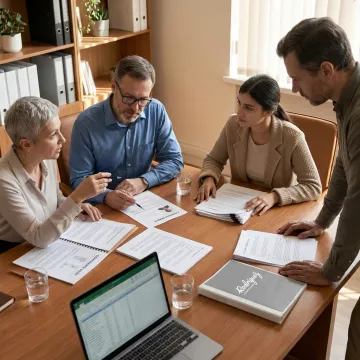 Nonprofit executive search meeting