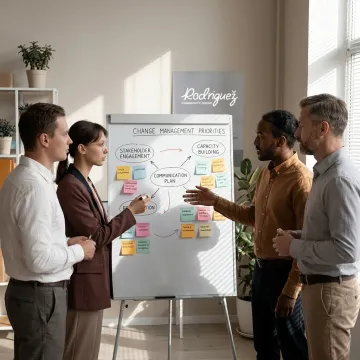 Consultants facilitating nonprofit change planning