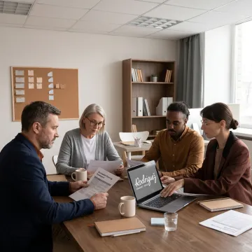 CEO succession planning meeting with nonprofit board