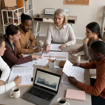 Nonprofit board facilitation session