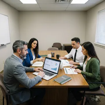 Fractional CFO advising nonprofit leadership team