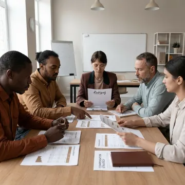 Nonprofit executive compensation consulting meeting