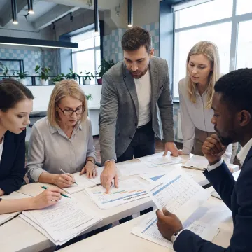 Consultants planning an executive leadership transition