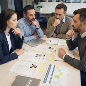 Executive recruitment strategy meeting