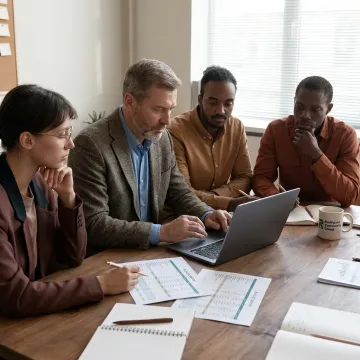 Part-time CFO advising nonprofit leaders