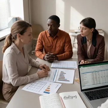 Fractional CFO advising small business leaders
