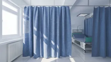 Hospital fabric privacy curtain contamination with MRSA and VRE pathogens research study