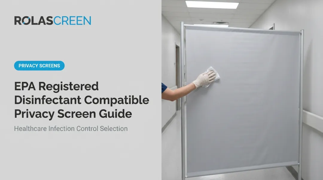 EPA Registered Disinfectant Compatible Privacy Screen Guide