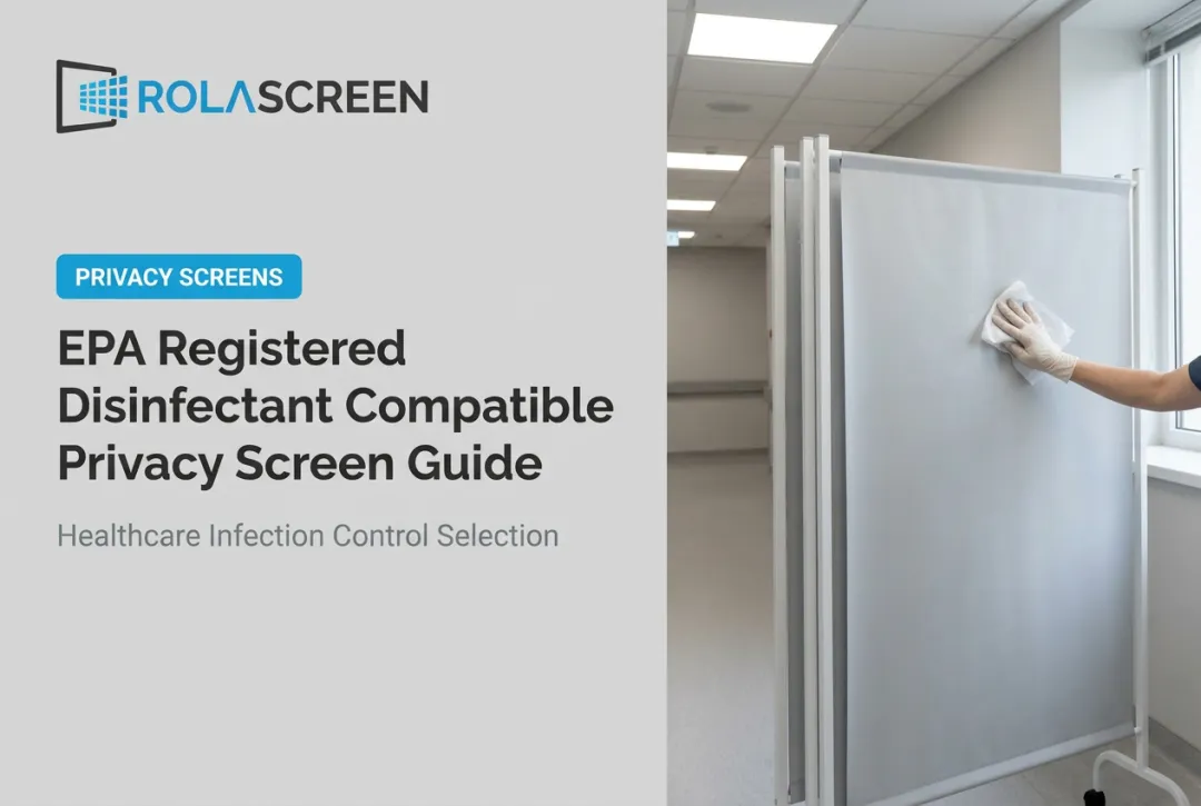 EPA Registered Disinfectant Compatible Privacy Screen Guide