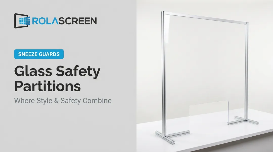 Glass Safety Partitions: Where Style & Safety Combine