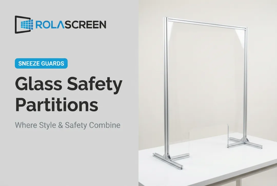 Glass Safety Partitions: Where Style & Safety Combine