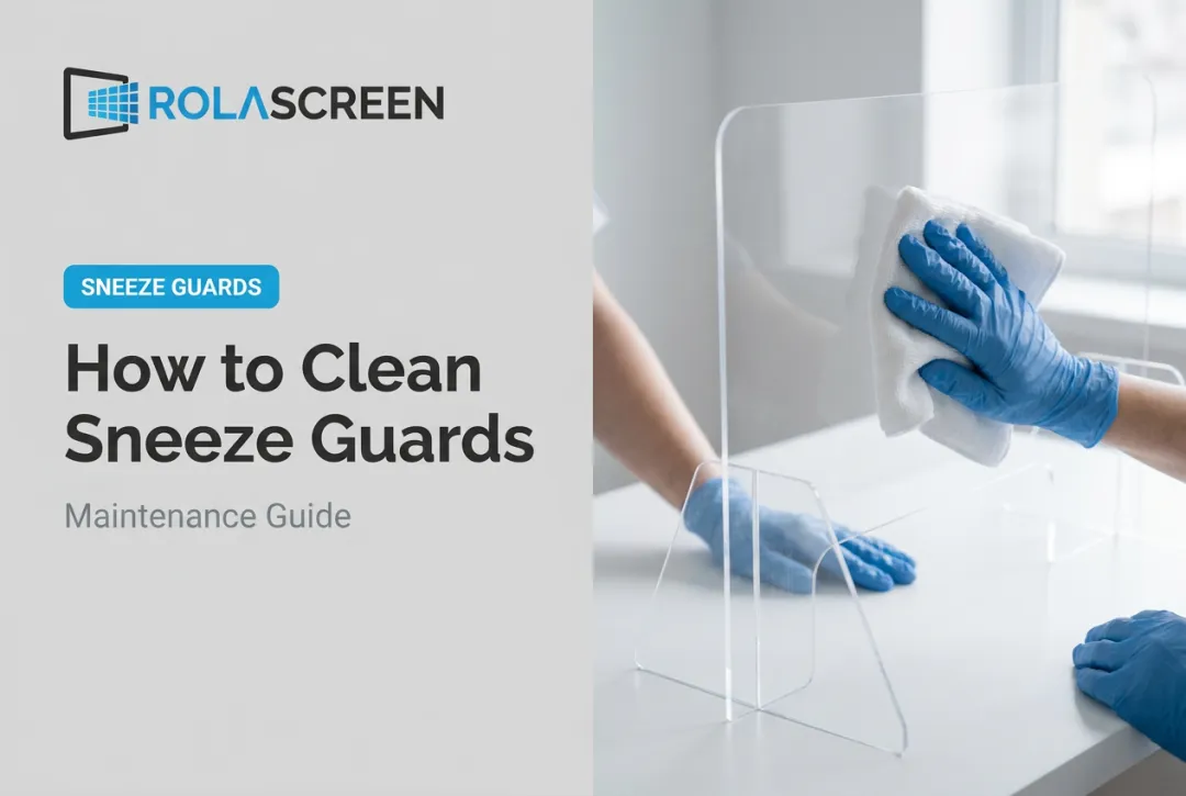 How to Clean Sneeze Guards: Maintenance Guide