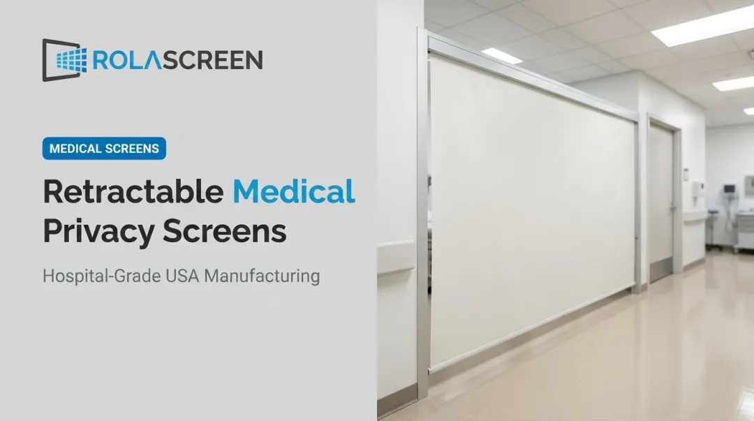 Retractable Medical Privacy Screens