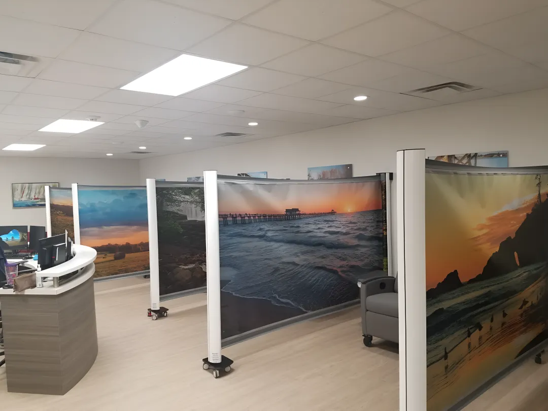 University health center privacy screen