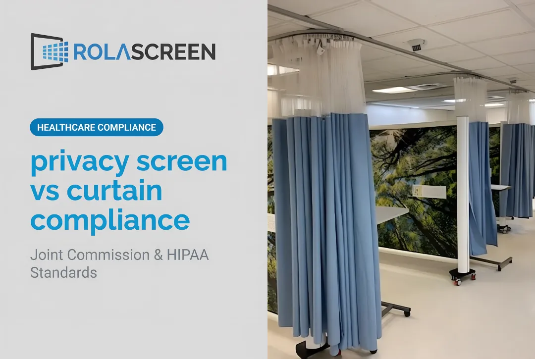 privacy screen vs curtain compliance