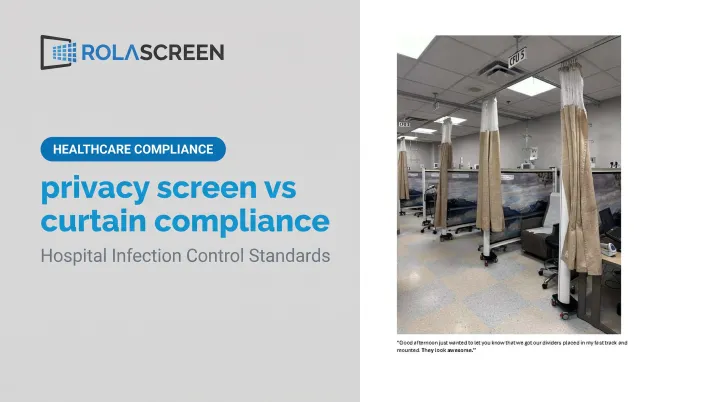 privacy screen vs curtain compliance