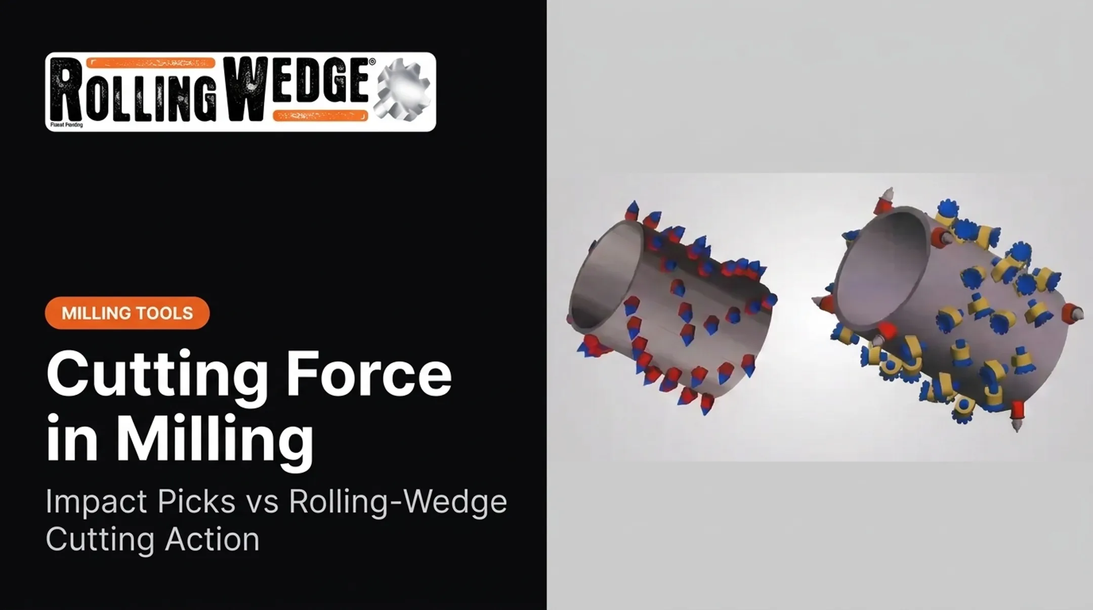 Cutting Force in Milling: Impact Picks vs Rolling-Wedge Cutting Action