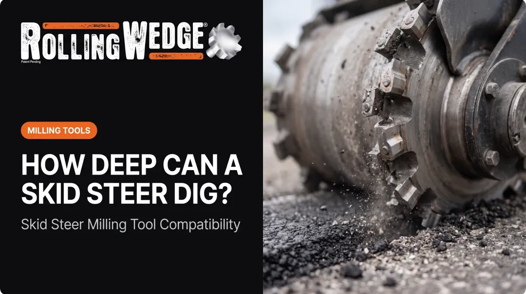How Deep Can a Skidsteer Dig?