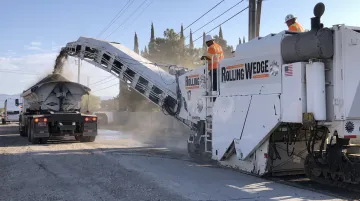 Minnesota contractor using Rolling Wedge milling drum for consistent spoils