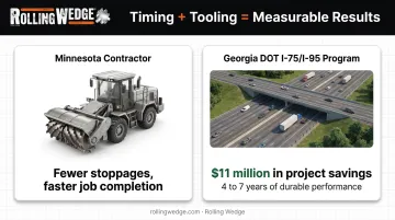 Rolling Wedge tooling case study results showing productivity and cost savings