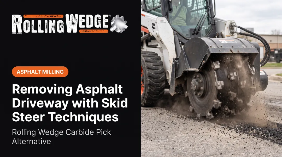 Removing Asphalt Driveway with Skidsteer Techniques