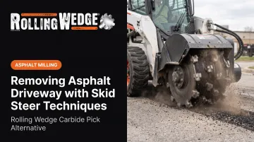 Removing Asphalt Driveway with Skidsteer Techniques