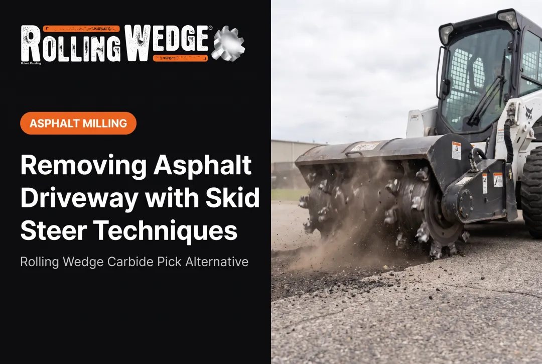 Removing Asphalt Driveway with Skidsteer Techniques