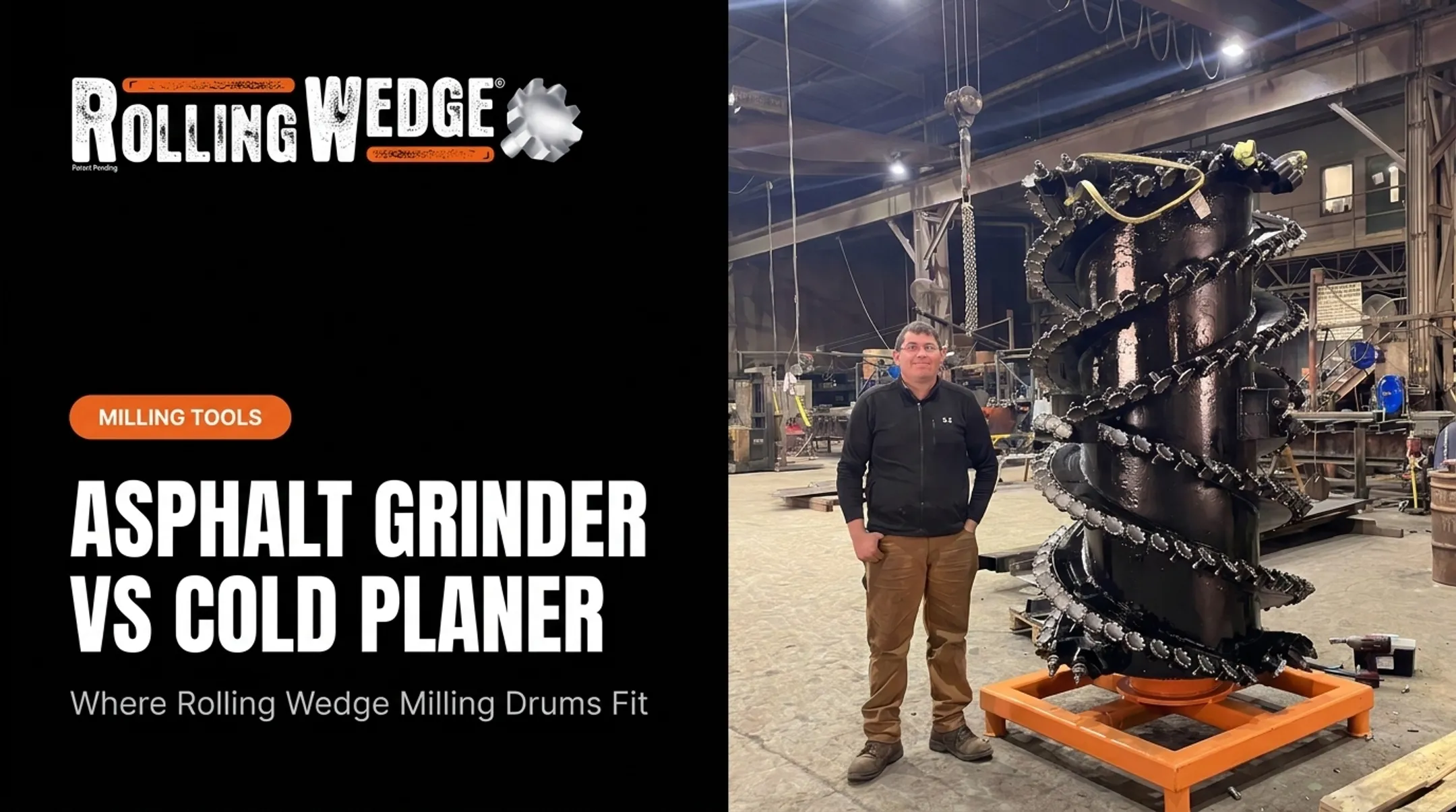 Asphalt Grinder vs Cold Planer: Where Rolling Wedge Milling Drums Fit