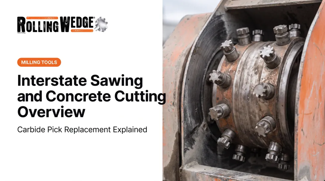 Interstate Road Milling: How Rolling Wedge Cuts Concrete and Asphalt