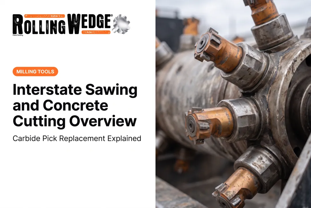 Interstate Road Milling: How Rolling Wedge Cuts Concrete and Asphalt