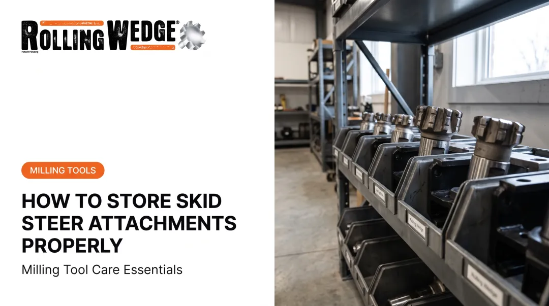 How to Store Skidsteer Attachments Properly