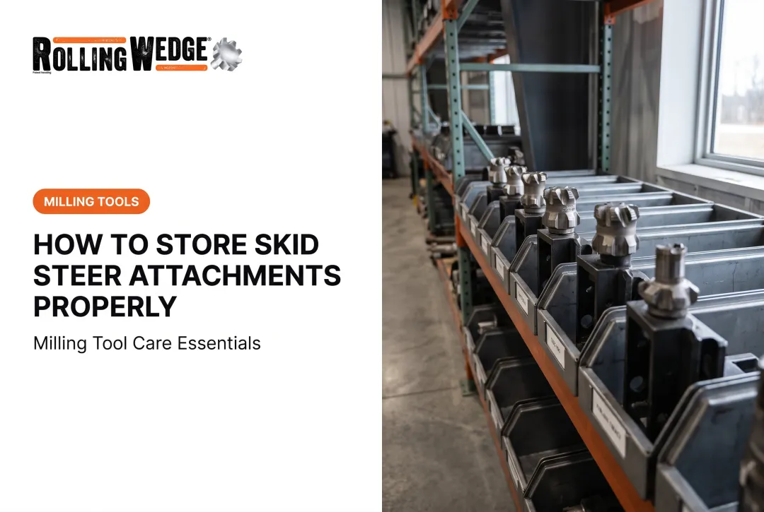 How to Store Skidsteer Attachments Properly