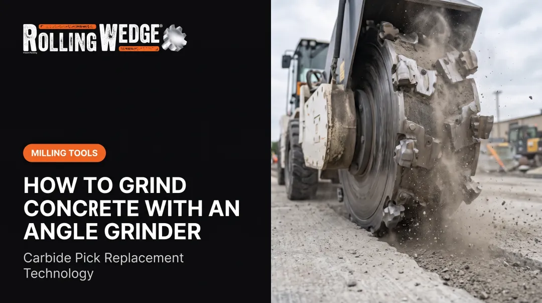 Concrete Cutting Without Grinding: The Rolling Wedge Approach