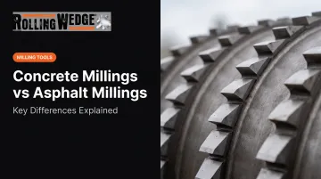 Concrete Millings vs Asphalt Millings: Key Differences Explained