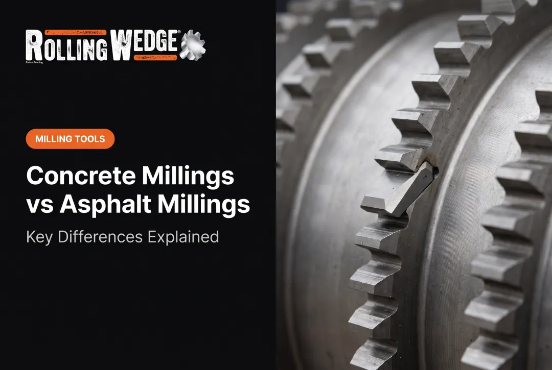 Concrete Millings vs Asphalt Millings: Key Differences Explained