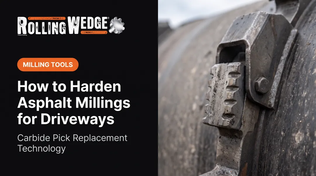 How to Harden Asphalt Millings for Driveways