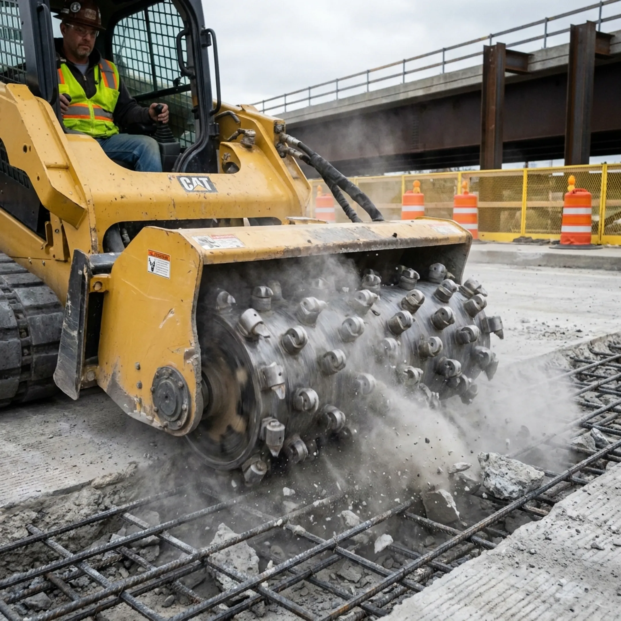 Bridge Deck and Reinforced Concrete Removal