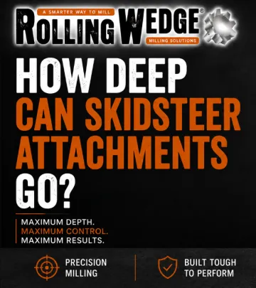 How Deep Can Skidsteer Attachments Go?
