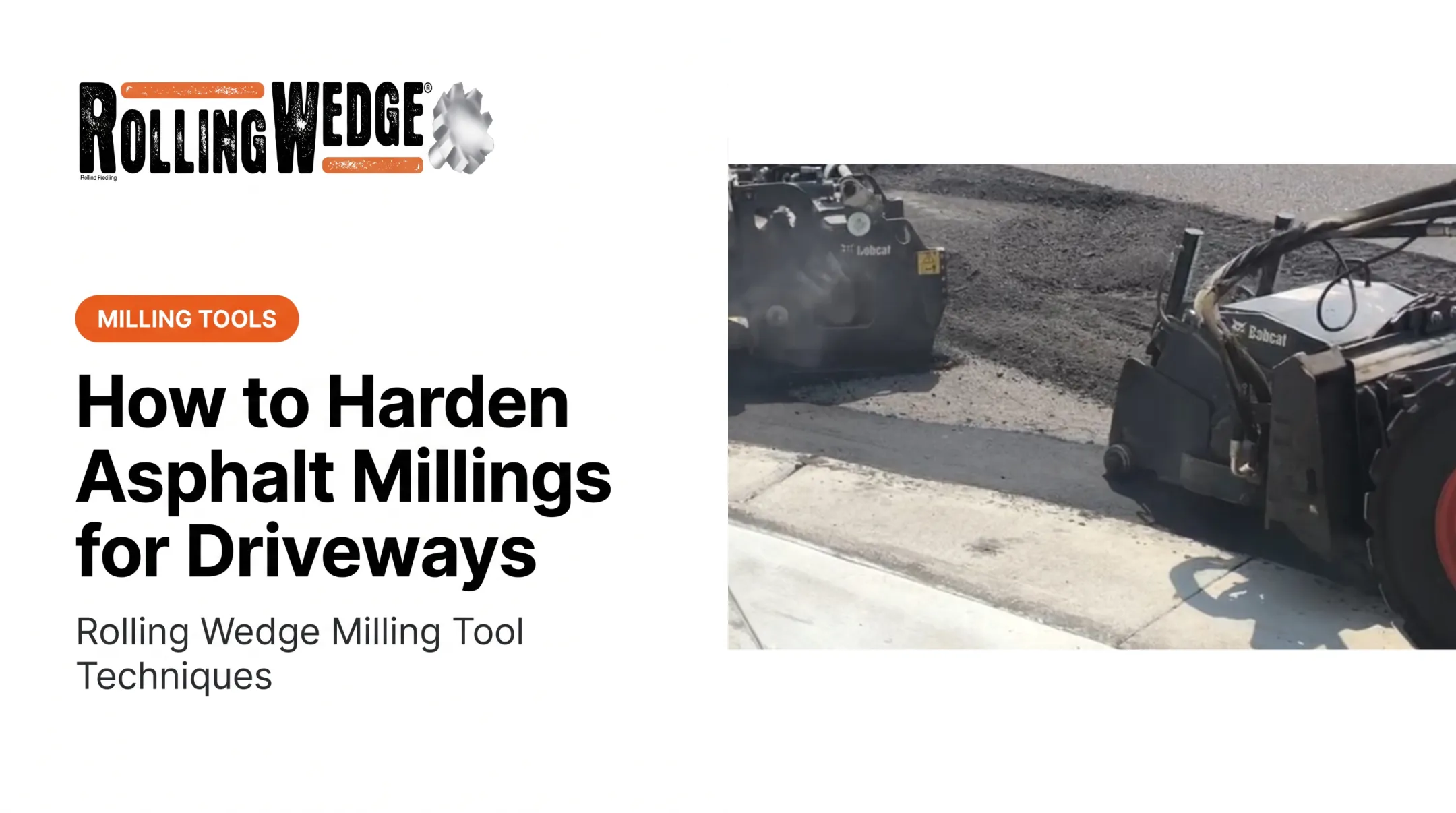 How to Harden Asphalt Millings for Driveways