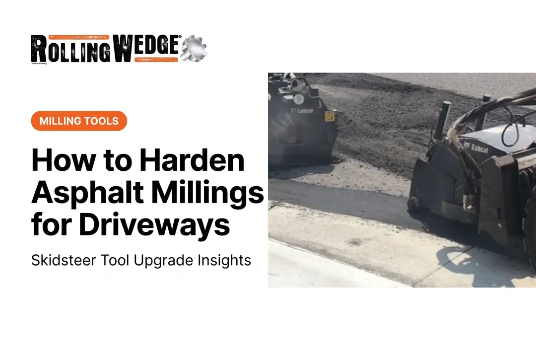 How to Harden Asphalt Millings for Driveways