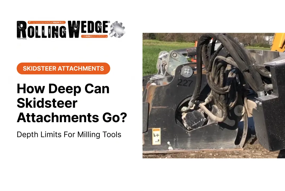 How Deep Can a Skidsteer Mill?