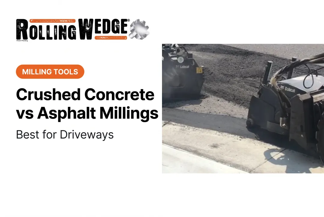 Crushed Concrete vs Asphalt Millings: Best for Driveways