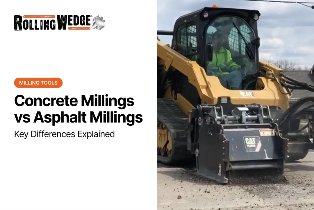 Concrete Millings vs Asphalt Millings: Key Differences Explained