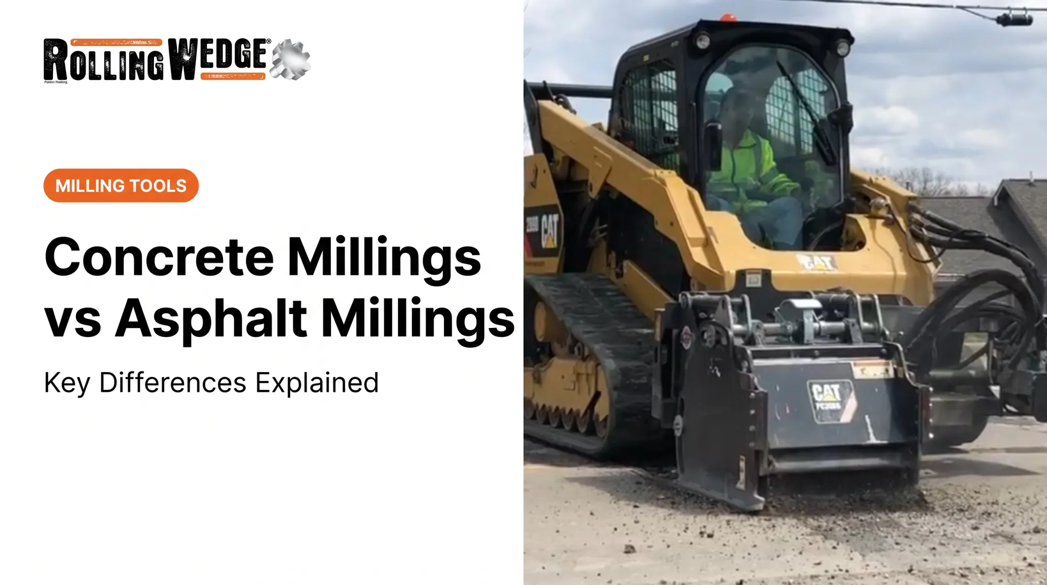Concrete Millings vs Asphalt Millings: Key Differences Explained