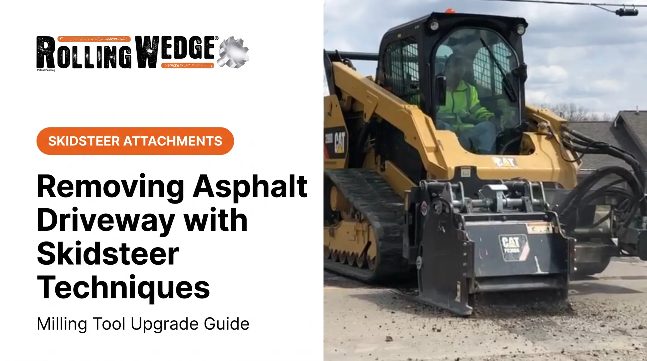 Removing Asphalt Driveway with Skidsteer Techniques