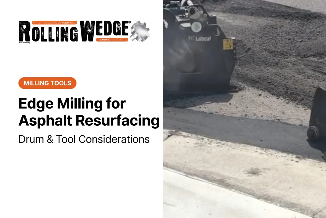 Edge Milling for Asphalt Resurfacing: Drum & Tool Considerations